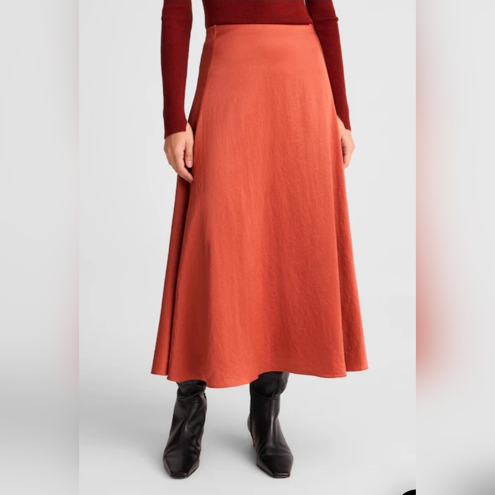 Madewell Women's Maxi Circle Skirt In Rustic Brick
